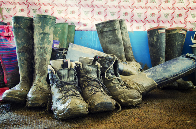 "Abandoned Wellies", by Rachel Docherty - licensed under CC BY 2.0